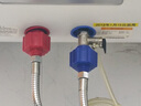 適用公牛電熱水器防電墻防漏電防火墻隔電墻外置防觸電通用配件 紅藍(lán)防電墻2個(gè)裝+安全閥 曬單實(shí)拍圖