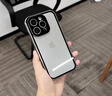 檸木唐 蘋(píng)果16Pro手機(jī)殼iPhone蘋(píng)果16plus新款蘋(píng)果16ProMax保護(hù)套雙面透明玻璃磁吸金屬邊框鏡頭全包外殼 黑色（高清款）雙面玻璃-鏡頭全包 蘋(píng)果16 Pro Max 曬單實(shí)拍圖