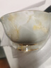 瑞玖（RUIJIU）唐山骨瓷高足碗5英寸高腳碗家用防燙米飯碗陶瓷碗吃面碗中號飯碗 云卷云舒骨瓷高足面碗 5英寸4個裝 曬單實(shí)拍圖
