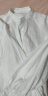 无印良品 MUJI 女式 亚麻水洗 立领束腰长上衣 29SC229 白色 XS-S 实拍图