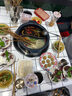 克洛迪雅 分格餐盤304不銹鋼快餐盤成人學生食堂分餐盤加深工廠加厚餐盒 304鋼 加深四格單盤 曬單實拍圖