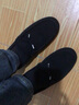 駿于鈊簡(jiǎn)約復古樂(lè )福鞋男精神小伙套腳豆豆鞋韓版青年學(xué)生磨砂低幫鞋抖音 A03黑色 42 曬單實(shí)拍圖