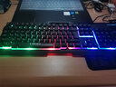 羅品貢技 游戲鍵鼠套裝合金面版茶軸機械手感鼠標網(wǎng)吧電腦筆記本USB有線(xiàn)鍵盤(pán) 黑色金屬機械手感 單鍵 曬單實(shí)拍圖