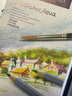 輝柏嘉（Faber-castell）水溶性彩鉛筆12色專業(yè)手繪美術(shù)藍鐵盒彩色鉛筆Goldfaber Aqua系列114612美術(shù)寫生 曬單實拍圖