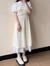 億梵莎夏季連衣裙2023新款女生裙子夏天高中生衣服韓版學生假兩件背帶裙 圖片色 均碼 曬單實拍圖