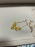 周生生桃花黃金項鏈生生有囍足金婚嫁花套鏈結婚三金94446N計價(jià) 47厘米 - 17.67克(含工費650元) 曬單實(shí)拍圖