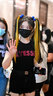 XVESSEL夏季女露腰短袖T恤潮流百搭休閑黑色女裝 女款夏季露腰短T M 曬單實拍圖