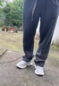 洛夢(mèng)希菲品牌運動(dòng)鞋男夏季新款透氣網(wǎng)面厚底老爹鞋防滑減震休閑跑步鞋男 灰色 42 曬單實(shí)拍圖