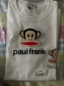 大嘴猴（paul frank）短袖t恤男2024夏季潮牌简约印花宽松男装t恤纯棉重磅240g白色M 实拍图