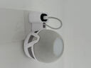 原奘 適用于Homepodmini 支架蘋(píng)果音響金屬支架音箱支架木底座桌面防滑配件繞線(xiàn)收納音響支架掛墻 白色 掛式 曬單實(shí)拍圖