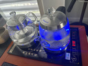 開品 底部全自動(dòng)上水感應(yīng)續(xù)水電熱燒水壺 家用桶裝水凈水器快速燒水消毒茶臺(tái) 多尺寸嵌入玻璃燒水茶臺(tái) 1L 黑色尺寸23X37CM三壺款式 桶水款 曬單實(shí)拍圖