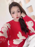 TAGD中國(guó) 原宿風(fēng)復(fù)古動(dòng)物提花毛衣春秋季男女潮牌寬松休閑圓領(lǐng)針織衫 紅色（款式偏寬松） M （建議身高155-165） 曬單實(shí)拍圖