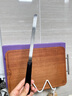 三能（SANNENG）抹刀 8/10/12寸蛋糕脫模刀刮刀刻度奶油裱花不銹鋼吻刀刮平刀 SN4774 窄彎形抹刀 曬單實(shí)拍圖