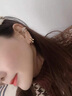 CHOMELTINEE耳環(huán)女韓國新款輕奢禮物潮無耳洞耳骨夾貝珠耳夾耳掛耳飾 耳骨夾耳環(huán) 曬單實拍圖
