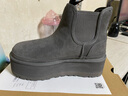 UGG【雙11搶先購】秋季女士舒適純色厚底雪地靴 1134526GREY|灰色37 曬單實(shí)拍圖
