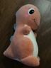 佩佩龙可爱小恐龙公仔抱枕毛绒玩具布娃娃床上陪睡玩偶送女友生日礼物 粉红色 40厘米 实拍图