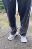 洛夢(mèng)希菲品牌運動(dòng)鞋男夏季新款透氣網(wǎng)面厚底老爹鞋防滑減震休閑跑步鞋男 灰色 42 曬單實(shí)拍圖