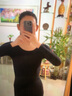 MOXTOC 高彈發(fā)熱美體保暖內衣女秋冬超薄37度恒溫秋衣秋褲套裝保暖衣 黑色（上衣秋褲） 均碼（建議80~130斤） 曬單實拍圖
