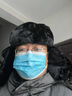 文章同款雷鋒帽男冬季騎車棉帽韓版防寒保暖加絨加厚東北防風(fēng)帽子 升級全毛款黑色 通用防寒加厚 曬單實(shí)拍圖