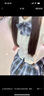 蘿美醬jk制服原創(chuàng)純欲風(fēng)夏季辣妹性感套裝學(xué)院風(fēng)女超短JK百褶裙收腰顯瘦 收腰白襯衫+斗羅42cm+結(jié)+胸牌 M 【建議95-105斤】 曬單實(shí)拍圖