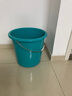 辰至尚品塑料手提小水桶家用加厚洗衣桶儲水桶洗車(chē)圓桶塑料桶 加厚特大號加厚圓桶綠色 曬單實(shí)拍圖