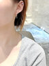 中國黃金（CHINA GOLD）S925銀線(xiàn)條交織耳扣女小眾簡(jiǎn)約線(xiàn)條耳釘教師節實(shí)用生日禮物送老婆 線(xiàn)條交織耳扣【品牌禮盒】 曬單實(shí)拍圖