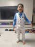 溫格奧兒童西裝男童禮服主持人服裝西服套裝花童六一兒童節演出服表演服 白色馬甲+襯衫+長(cháng)褲+領(lǐng)帶 130cm建議體重43-50斤 曬單實(shí)拍圖