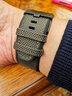 老皮匠適配Diesel迪賽尼龍手表帶DZ4500/DZ4506/DZ4318戶(hù)外運動(dòng)系列表帶 軍綠色 黑色扣 28mm 曬單實(shí)拍圖