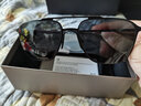 阿瑪尼（Emporio Armani）明星同款眼鏡太陽鏡男款墨鏡 0AR6110 300187灰色 曬單實(shí)拍圖