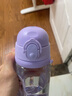 迪士尼（Disney）兒童水杯幼兒園小學(xué)生上學(xué)專(zhuān)用男女孩夏季便攜吸管直飲背帶喝水壺 愛(ài)莎公主雙蓋 520ml 曬單實(shí)拍圖