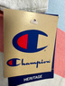 Champion冠軍夏季新款多彩繡花小C logo純色圓領(lǐng)T恤短袖女 淺灰色 M 曬單實拍圖