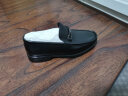 金利来（goldlion）男鞋商务休闲鞋舒适轻质透气时尚皮鞋59683019201A-黑-37码 实拍图