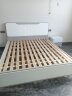 枕中梦奶油风白色实木床现代简约双人床1.8米1.5m1.35小户型卧室储物床 实木床+床头柜*1 180*200cm  框架结构 实拍图