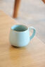 雅瓷汝窯意式咖啡杯家用辦公室陶瓷馬克杯伴手禮盒天青色冰裂釉杯子 汝窯意式咖啡杯1個(gè)100ml 曬單實(shí)拍圖
