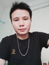 珍艾（zhenai）Pt999鉑金項鏈男士騎士鏈白金項鏈白金項鏈素鏈粗款珍艾 PT999鉑金 約55g 曬單實拍圖