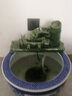 小鴿子養魚(yú)缸盆石槽小流水器景噴泉圓型玻璃陶瓷搭配循環(huán)增氧水族箱DIY 大號竹排 配水泵 曬單實(shí)拍圖