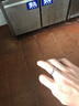GEVILANG情侶戒指一對學(xué)生99足銀戒子女款男士簡約活口情人節(jié)禮物免費刻字 情侶一對銀戒指【刻字】 曬單實拍圖