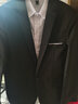 左斯客西服套裝男修身五件套新郎結(jié)婚禮服西裝伴郎正裝職業(yè)商務(wù)休閑外套 淺黃色 2XL 曬單實(shí)拍圖