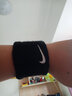 耐克（NIKE） 籃球網(wǎng)球羽毛球跑步透氣護腕運動(dòng)吸汗擦汗腕帶兩只裝止汗護手腕 黑/白NNN04010OS 曬單實(shí)拍圖