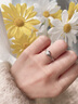 梵吉雅莫桑鉆925銀戒指女求婚鉆石結婚紀念日1克拉D色鉆戒子生日禮物 簡(jiǎn)愛(ài)款莫桑鉆-50分【免費刻字】 活口戒指-可調節 曬單實(shí)拍圖