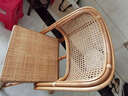 歐呈家具（OUCHENGJIAJU） 歐呈家具藤椅單人老人椅靠背家用陽(yáng)臺戶(hù)外椅老式小藤椅 中號坐高34厘米 曬單實(shí)拍圖