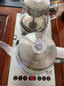 凱軒（KAXYWZ） 全自動(dòng)底部上水電熱水壺家用抽水茶臺(tái)茶桌一體嵌入式快速燒水泡茶電磁茶爐凈水器專(zhuān)用 1.2L 手柄出水 銀煮茶款37*20  桶裝水款 曬單實(shí)拍圖