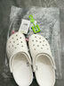 卡駱馳（crocs）經(jīng)典Clog男女沙灘洞洞鞋涼拖鞋10001 10001-5BO  39 （39-40）  曬單實拍圖