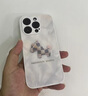 魔巖適用蘋果16promax手機殼iphone14pro潮牌15promax高檔玻璃16鏡頭全包防摔保護套情侶男女超薄卡通 古董白·洛可可格紋小馬+加購贈硅膠掛繩 蘋果14pro 曬單實拍圖