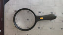翰朗（HANLANG）大號高清直徑樹(shù)脂鏡片130mm老人閱讀手持式帶led燈放大鏡鑒定 曬單實(shí)拍圖