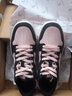 喬丹女鞋板鞋春夏季運動(dòng)空軍滑板小白鞋潮流休閑跑步運動(dòng)鞋情侶 黑色海貝粉-535 37.5 曬單實(shí)拍圖