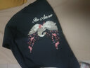 JPN 香港潮牌刺繡棒球服外套女春秋新款時尚寬松杏色夾克衫短小外套 黑色 S 曬單實拍圖