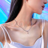 abyb charming項(xiàng)鏈女小眾設(shè)計(jì)星河入夢(mèng)圓蛇鏈不對(duì)稱(chēng)設(shè)計(jì)頸鏈日常出眾送女友禮物 星河入夢(mèng)項(xiàng)鏈 銀色 曬單實(shí)拍圖