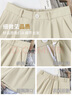蘿美醬西裝短褲女五分2025新款a字寬松夏季高腰遮肉顯瘦薄款闊腿休閑褲 白色 2XL 【建議120-130斤】 曬單實(shí)拍圖