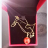 柯羅奧蒂 KORATTE南紅瑪瑙吊墜女時(shí)尚高級感百搭圓珠項鏈簡(jiǎn)約個(gè)性氣質(zhì)女款頸飾 16毫米 項鏈周長(cháng)約42cm 曬單實(shí)拍圖